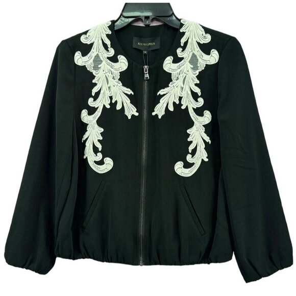 Kobi Halperin Sz XS Jacket Miriam Zip Up Bomber Coat Luxury Minimalist Classic - Picture 1 of 7